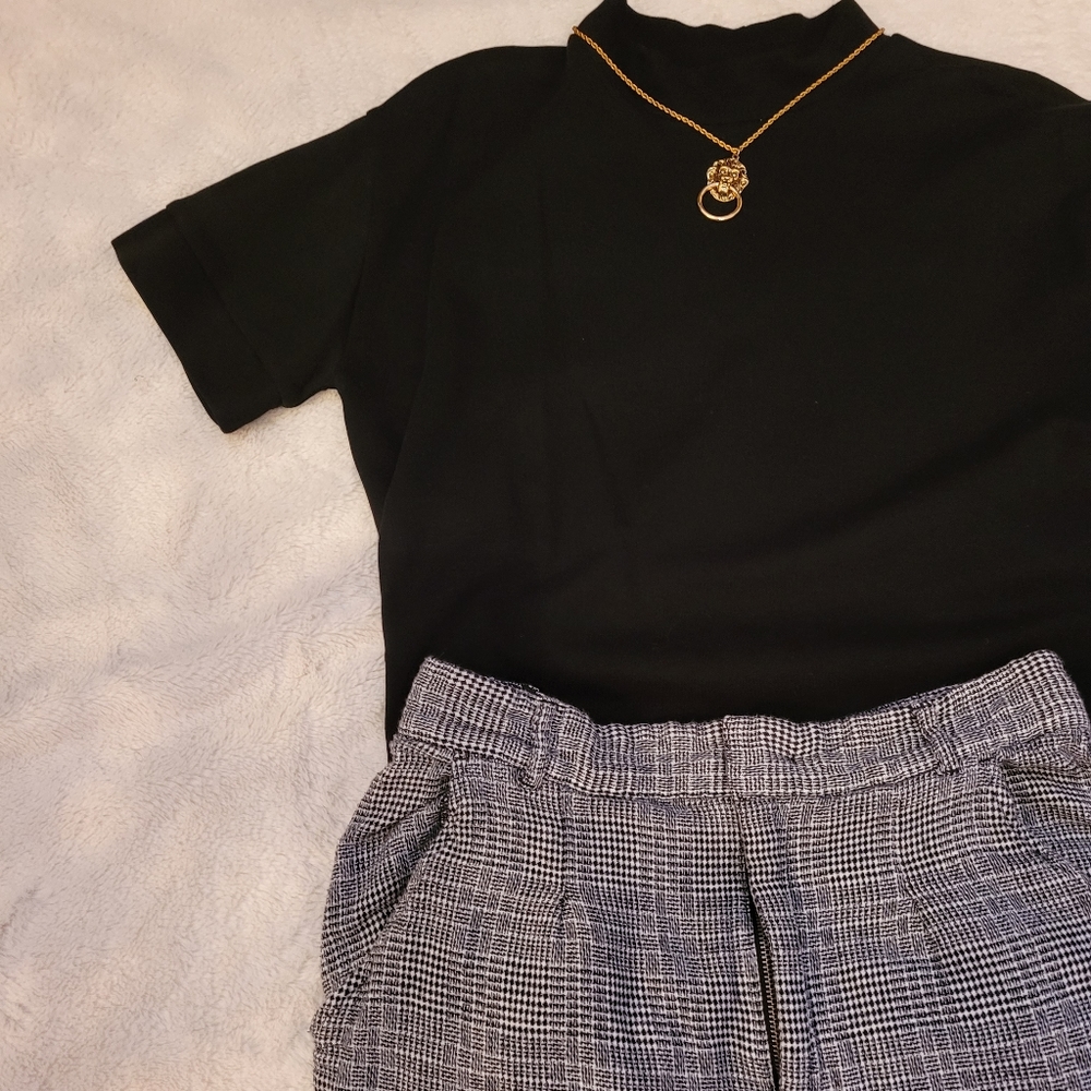 Urban outfitters plaid high waisted trousers